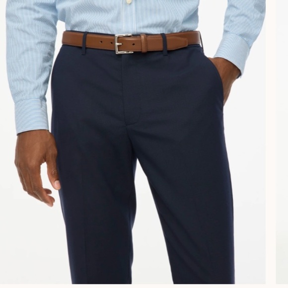 J crew navy Thompson suit pant in four-season wool blend - Picture 2 of 5